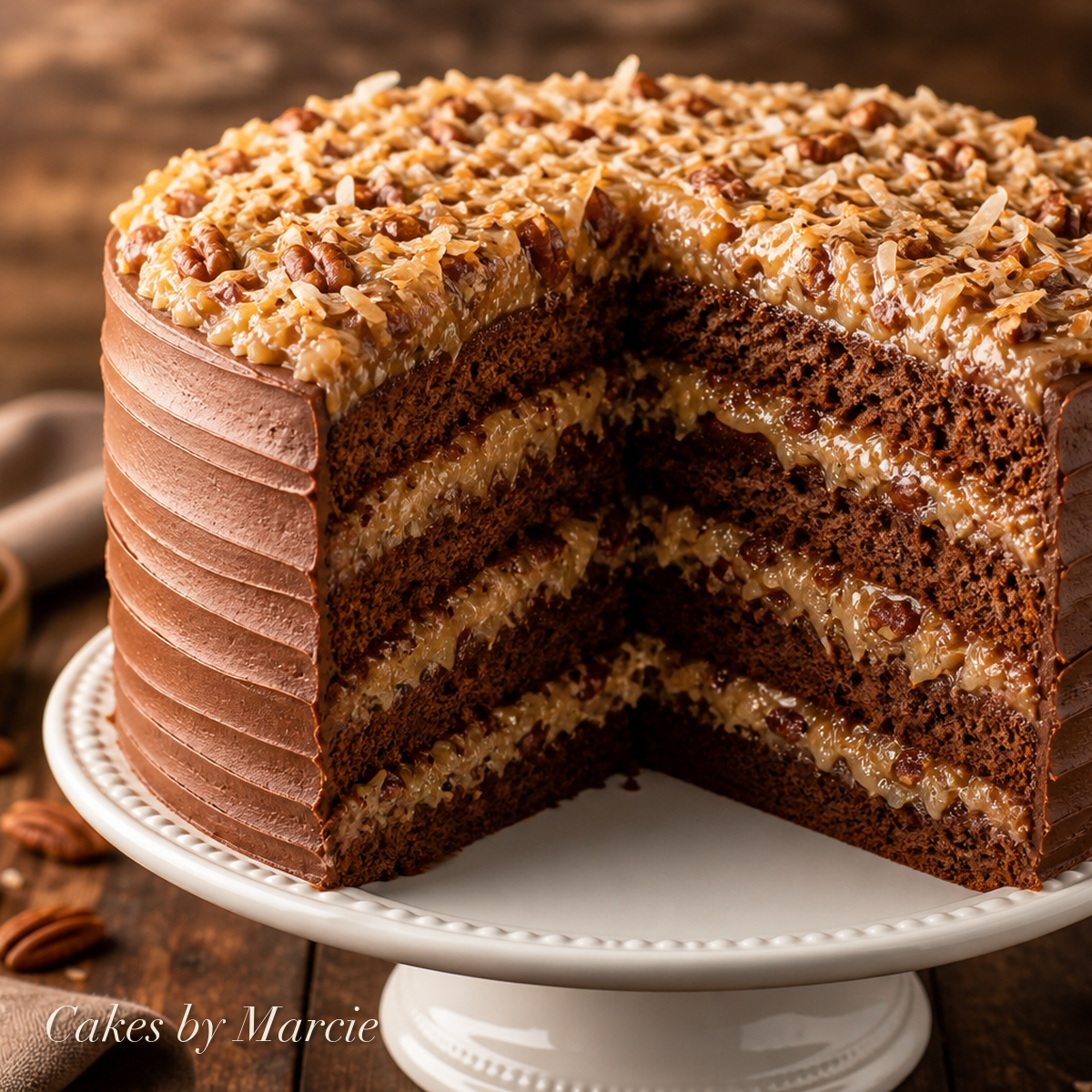 German chocolate cake — Cupcakes by Marcie, Abu Dhabi UAE