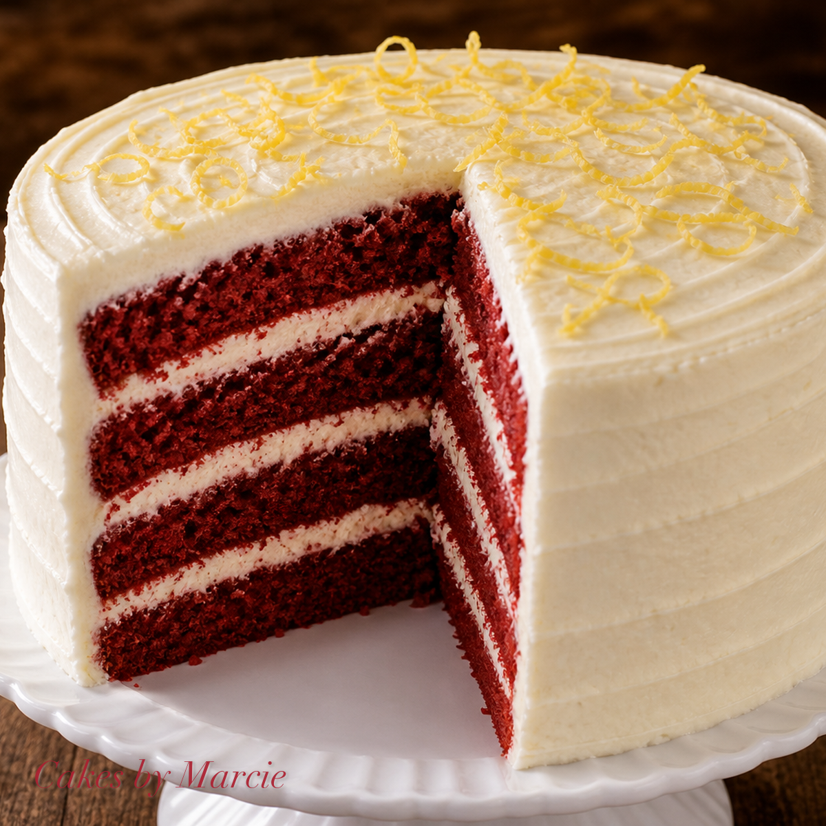 Red velvet lemonade cake — Cupcakes by Marcie, Abu Dhabi UAE